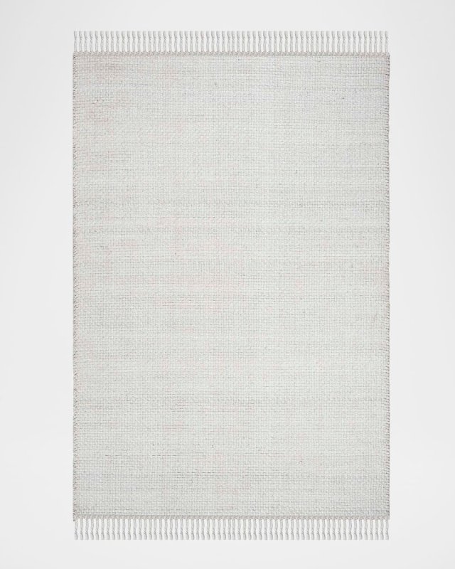 Amalie Bone Flat-Weave Runner, 3' x 5'